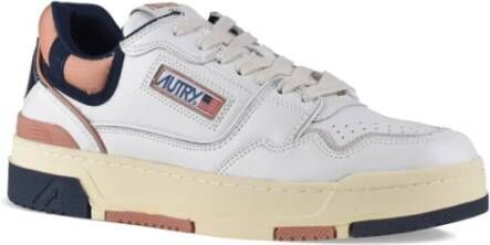 Autry Witte Bruin Leren Sneakers White Heren