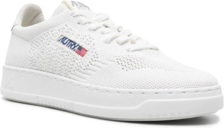 Autry Witte Easeknit Lage Sneakers White Dames