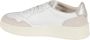 Autry Witte Gouden Sneakers met Geperforeerde Details White Dames - Thumbnail 21