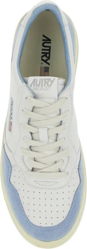 Autry Witte lage leren sneakers White Heren