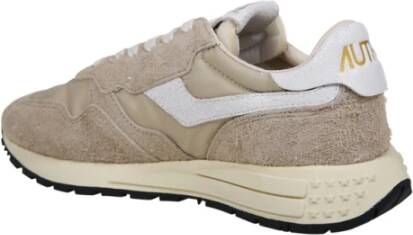 Autry Witte Lage Sneaker Reelwind Stijl Beige Dames