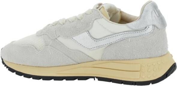 Autry Witte lage sneakers met logo Gray Dames