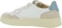 Autry International Low-Top Sneakers baskets medalist low cuir suede bleu in beige - Thumbnail 4