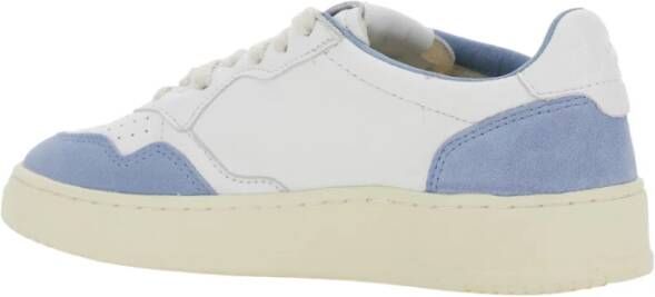 Autry Witte lage sneakers met logodetail White Dames