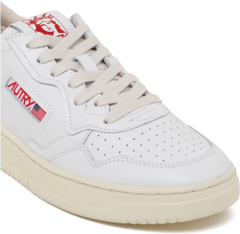 Autry Witte lage top sneakers White Heren