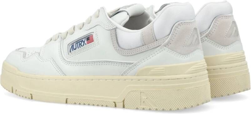 Autry Witte lage top sneakers White Heren