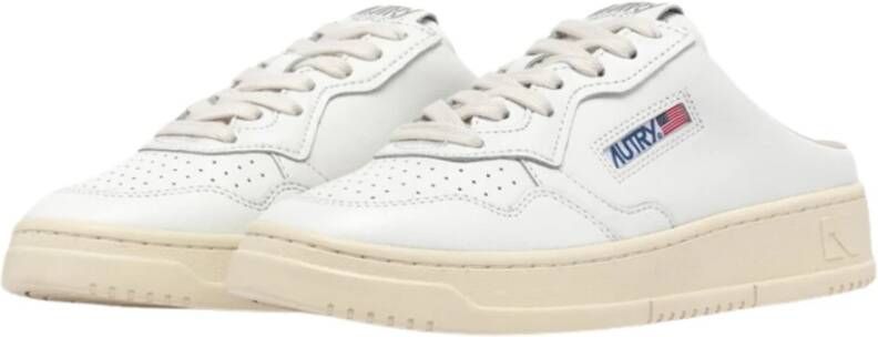 Autry Witte Leren Casual Instappers White Dames