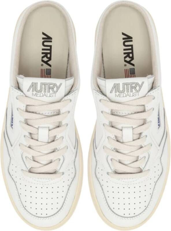 Autry Witte Leren Casual Instappers White Dames