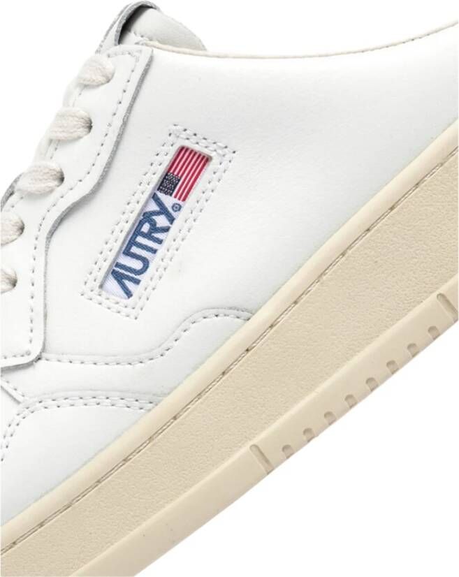 Autry Witte Leren Casual Instappers White Dames