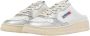 Autry Witte Leren Color Block Platte Schoenen White Dames - Thumbnail 5