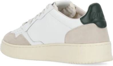 Autry Witte Leren en Stoffen Sneakers voor Vrouwen Wit Heren