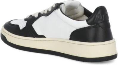 Autry Witte Leren en Stoffen Sneakers White Heren