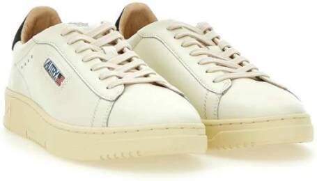 Autry Witte Leren Herensneakers Dallas Stijl White Heren