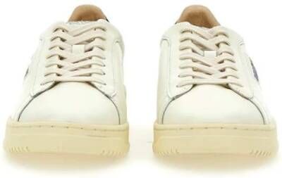 Autry Witte Leren Herensneakers Dallas Stijl White Heren