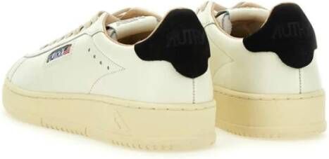 Autry Witte Leren Herensneakers Dallas Stijl White Heren