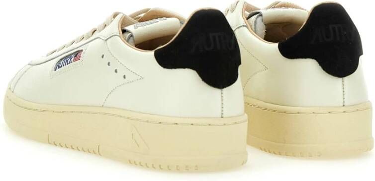 Autry Witte Leren Herensneakers Dallas Stijl White Heren