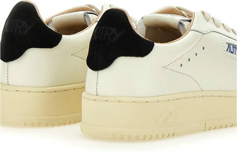 Autry Witte Leren Herensneakers Dallas Stijl White Heren