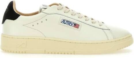 Autry Witte Leren Herensneakers Dallas Stijl White Heren