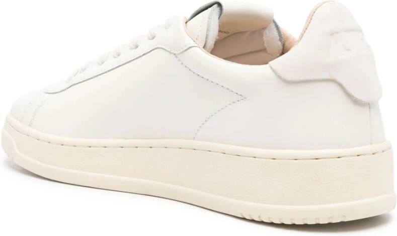 Autry Witte Leren Lage Sneakers Dallas White Heren