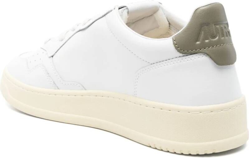 Autry Witte Leren Medalist Lage Sneakers White Heren