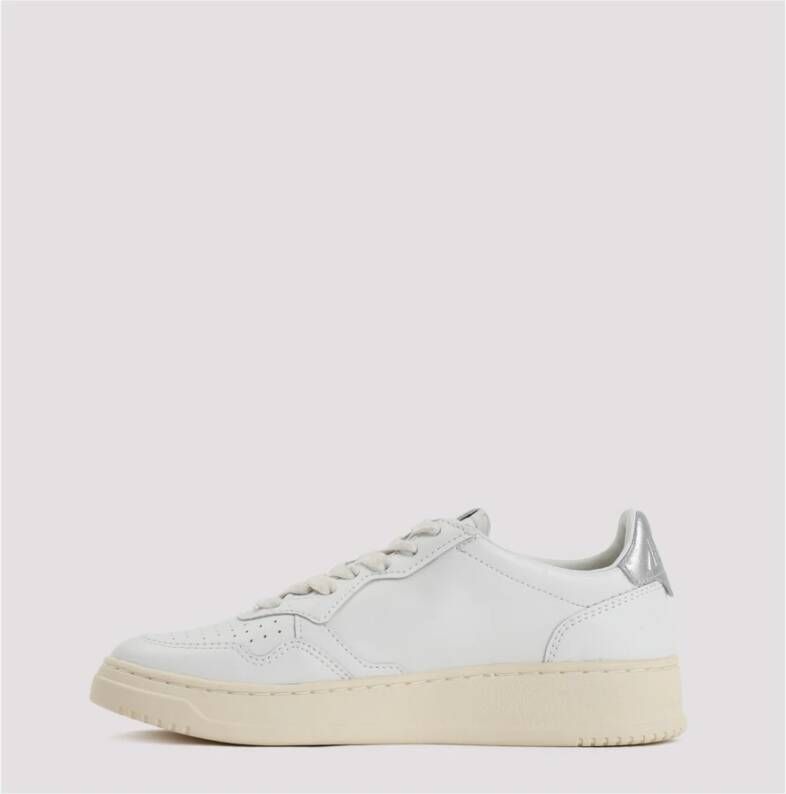 Autry Witte Leren Sneakers Chique Stijl White Dames