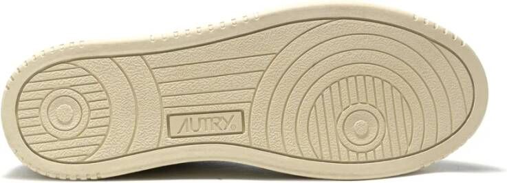 Autry Witte Leren Sneakers Medalist White Heren