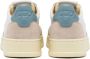 Autry Witte leren sneakers met blauwe hiel White Dames - Thumbnail 2