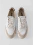 Autry Witte leren sneakers met blauwe hiel White Dames - Thumbnail 4