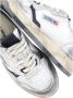 Autry Witte Leren Sneakers met Contrasterende Details White Dames - Thumbnail 6