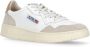 Autry Witte Leren Sneakers met Contrasterende Details White Dames - Thumbnail 3