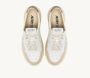 Autry Witte leren sneakers met donkergroene hiel White - Thumbnail 8