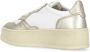 Autry Witte Leren Sneakers met Geperforeerde Details White Dames - Thumbnail 4