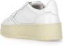 Autry Witte Leren Sneakers met Geperforeerde Details White Dames - Thumbnail 4