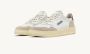 Autry Witte leren sneakers met groene hiel geïnspireerd op jaren 80 design White Heren - Thumbnail 14