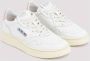 Autry Witte Leren Sneakers met Iconisch Logo White Dames - Thumbnail 3