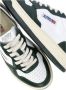 Autry Witte Leren Sneakers met Loged Details Black Heren - Thumbnail 6