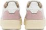 Autry Witte leren sneakers met roze suède Pink Dames - Thumbnail 2