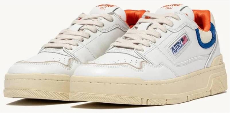 Autry Witte Leren Sneakers met Zool White Heren