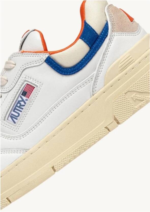 Autry Witte Leren Sneakers met Zool White Heren