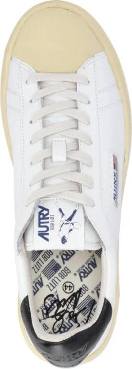 Autry Witte Leren Sneakers voor Heren Wit Heren