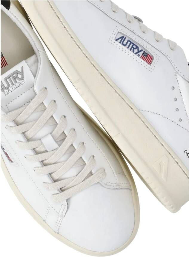 Autry Witte Leren Sneakers voor Mannen White Heren