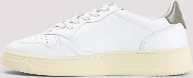 Autry Witte Leren Sneakers voor Mannen White Heren