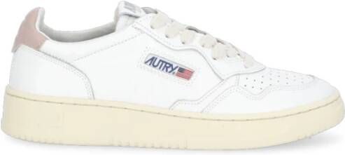 Autry Witte Leren Sneakers voor Vrouwen White Dames