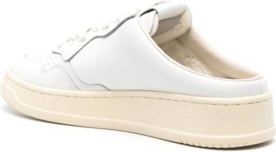 Autry Witte Leren Sneakers White Dames