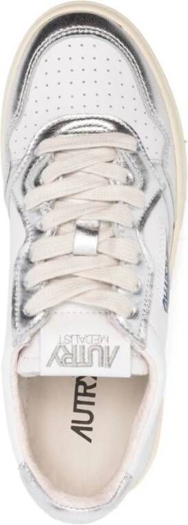 Autry Witte Leren Sneakers White Dames