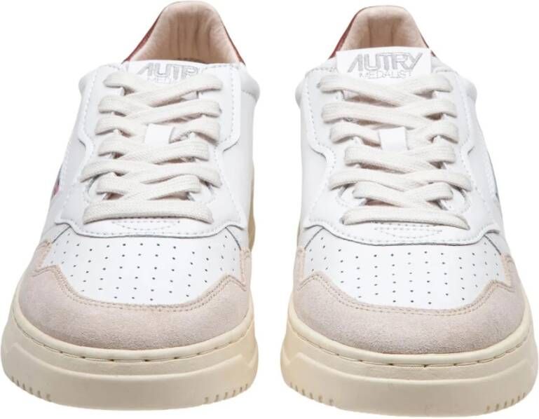 Autry Witte Leren Suède Sneakers White Heren