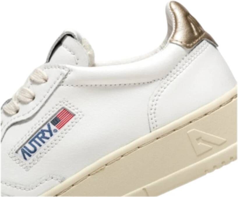 Autry Witte Leren Tennissneaker Gray Heren