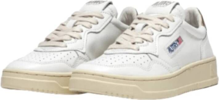 Autry Witte Leren Tennissneaker Gray Heren