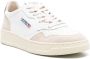 Autry Witte leren sneakers met donkergroene hiel White - Thumbnail 2