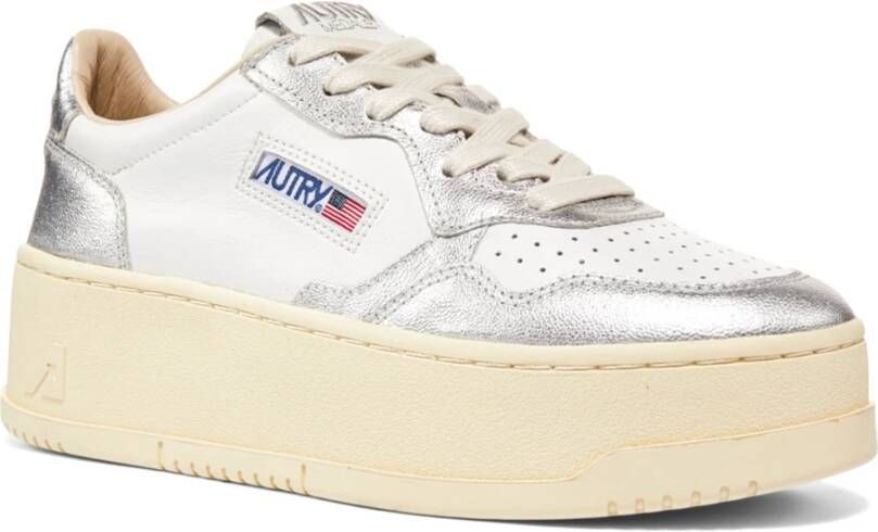 Autry Witte Platform Sneakers White Dames